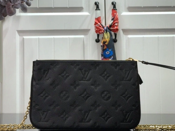 AAA Pruses Bags POCHETTE LOUIS VUITTON DOUBLE ZIP 0821